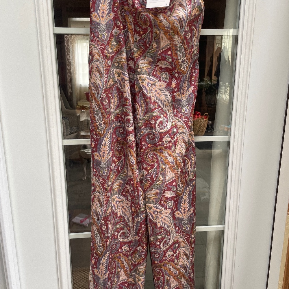 Zara Floral Pants XS
